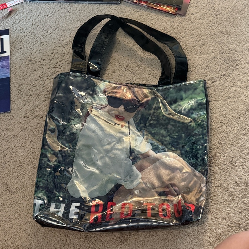 RED tour tote/pool bag